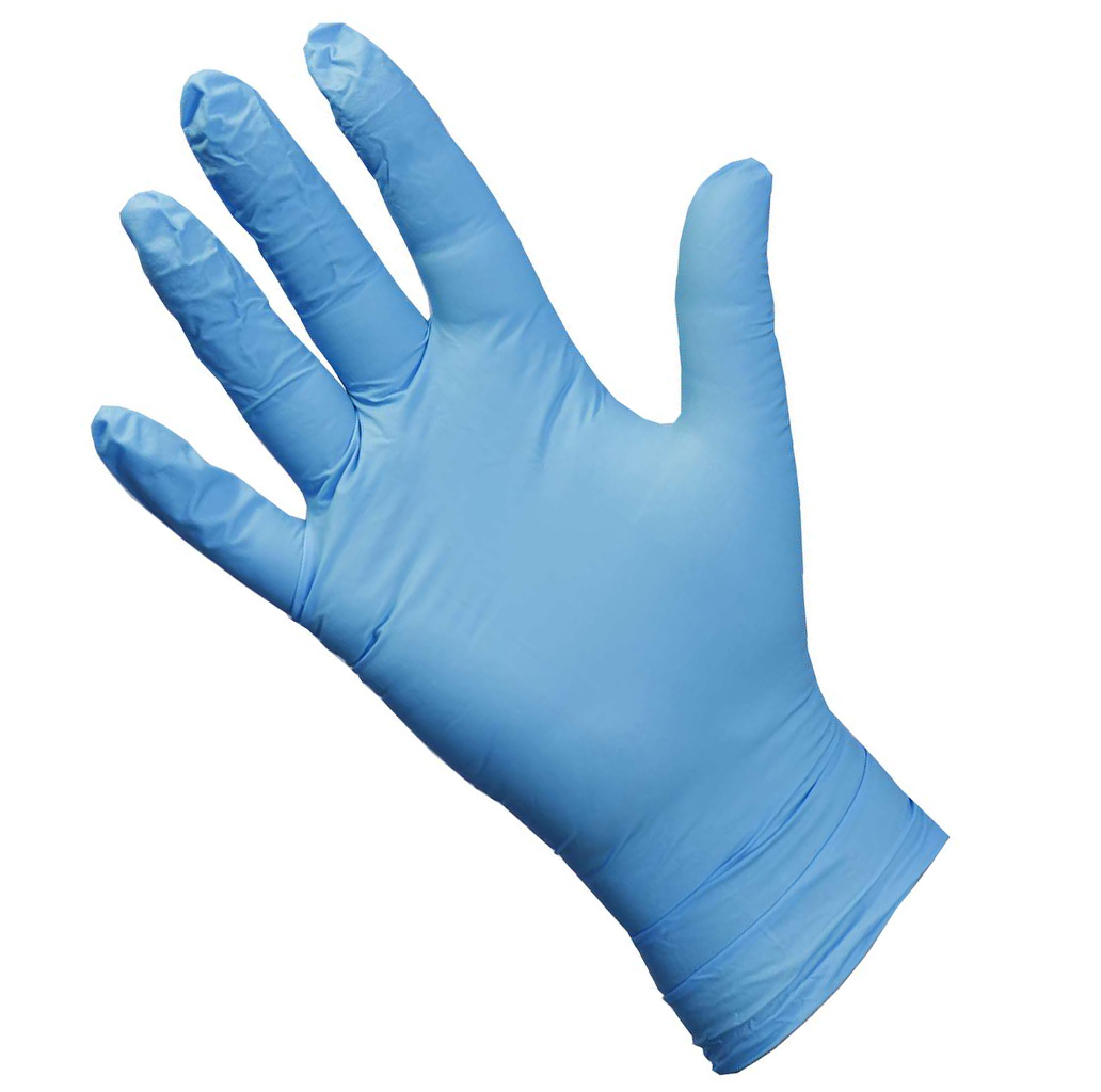 Guantes desechables de Nitrilo Celestial, sin látex y sin polvo