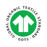 Logo GOTS: GLOBAL ORGANIC TEXTILE STANDARD 